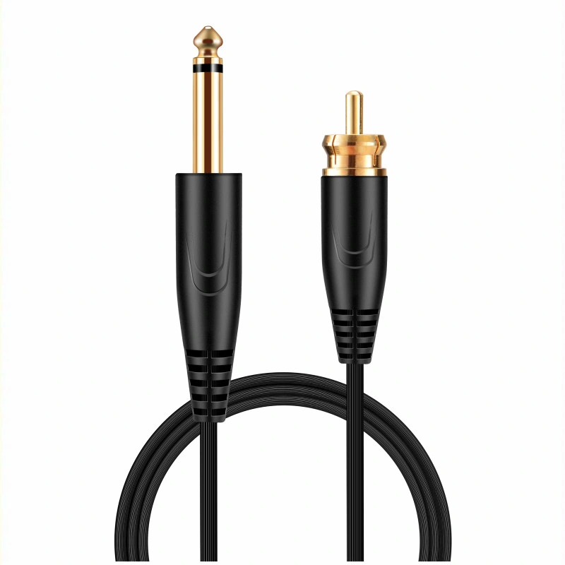 Hot Sale Delicate Straight RCA Cables Tattoo Power Cord