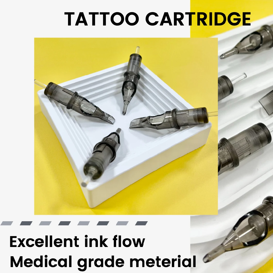 Hot Sales Sterilized OEM Safety Membrane Makeup Microblading Body Art Tattoo Needle Cartridge