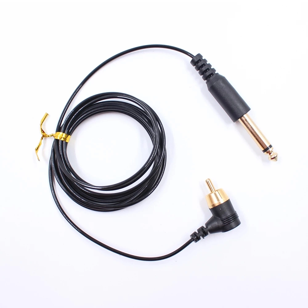 Hot Selling Right Angle Tattoo RCA Cable Line Connector Tattoo Clip Cord for Tattoo Machine Power Supply