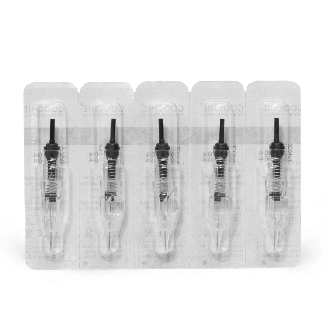 Goochie Disposable Eo Sterilized Cartridge Adjustable Tattoo PMU Needle Eyebrow Needle