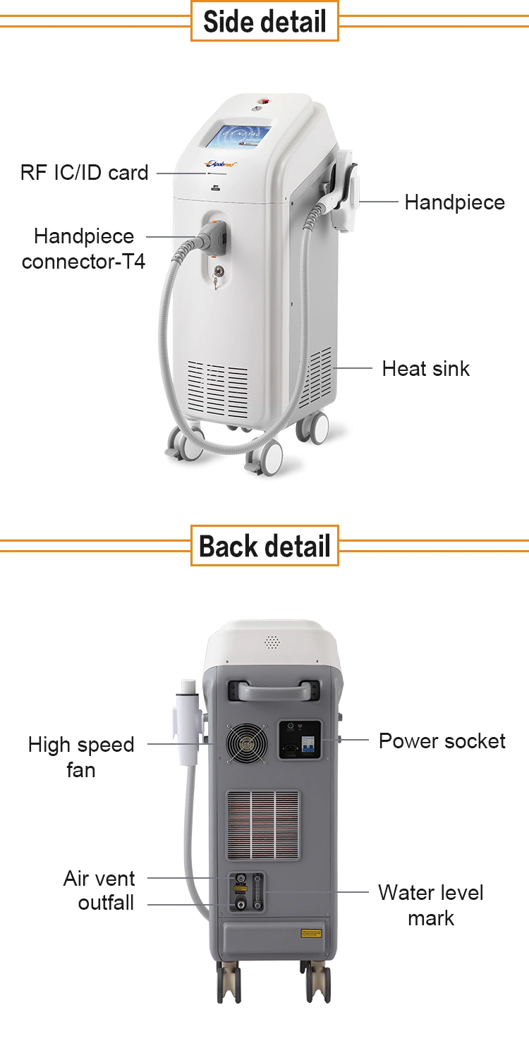 Tattoo Removal 1064nm Laser Multi-Frequency Q Switched YAG Laser Tattoo Removal Machine