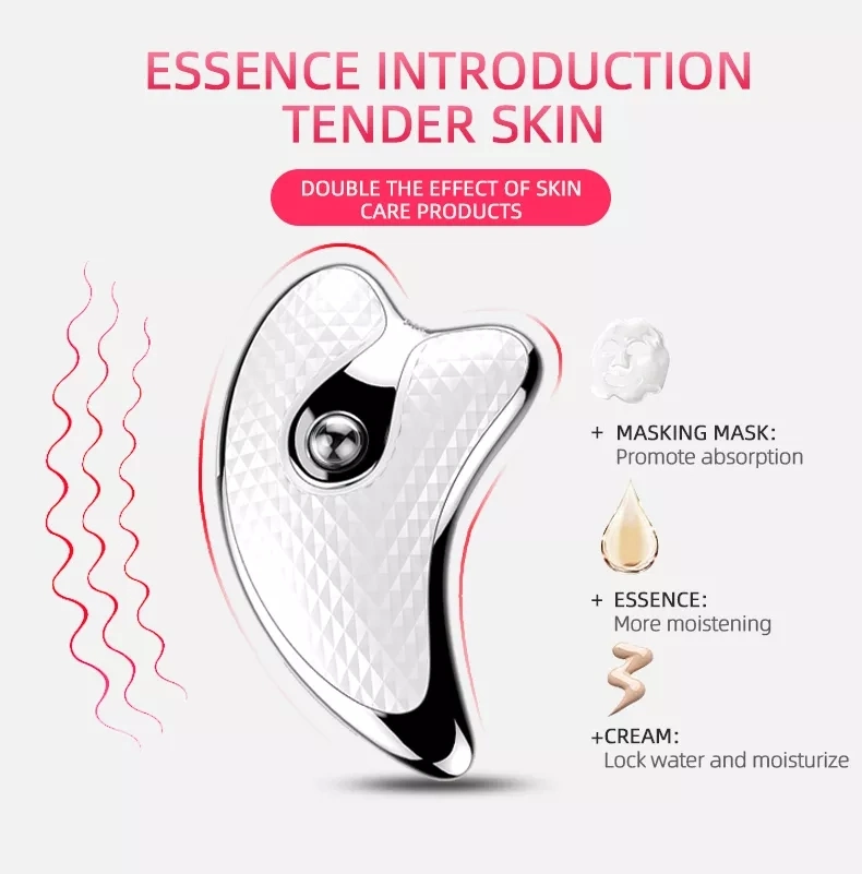 Home Use Face Beauty Equipment Anti-Wrinkle Machine Guasha Board Skin Care Face Lift Guasha Facial Massager