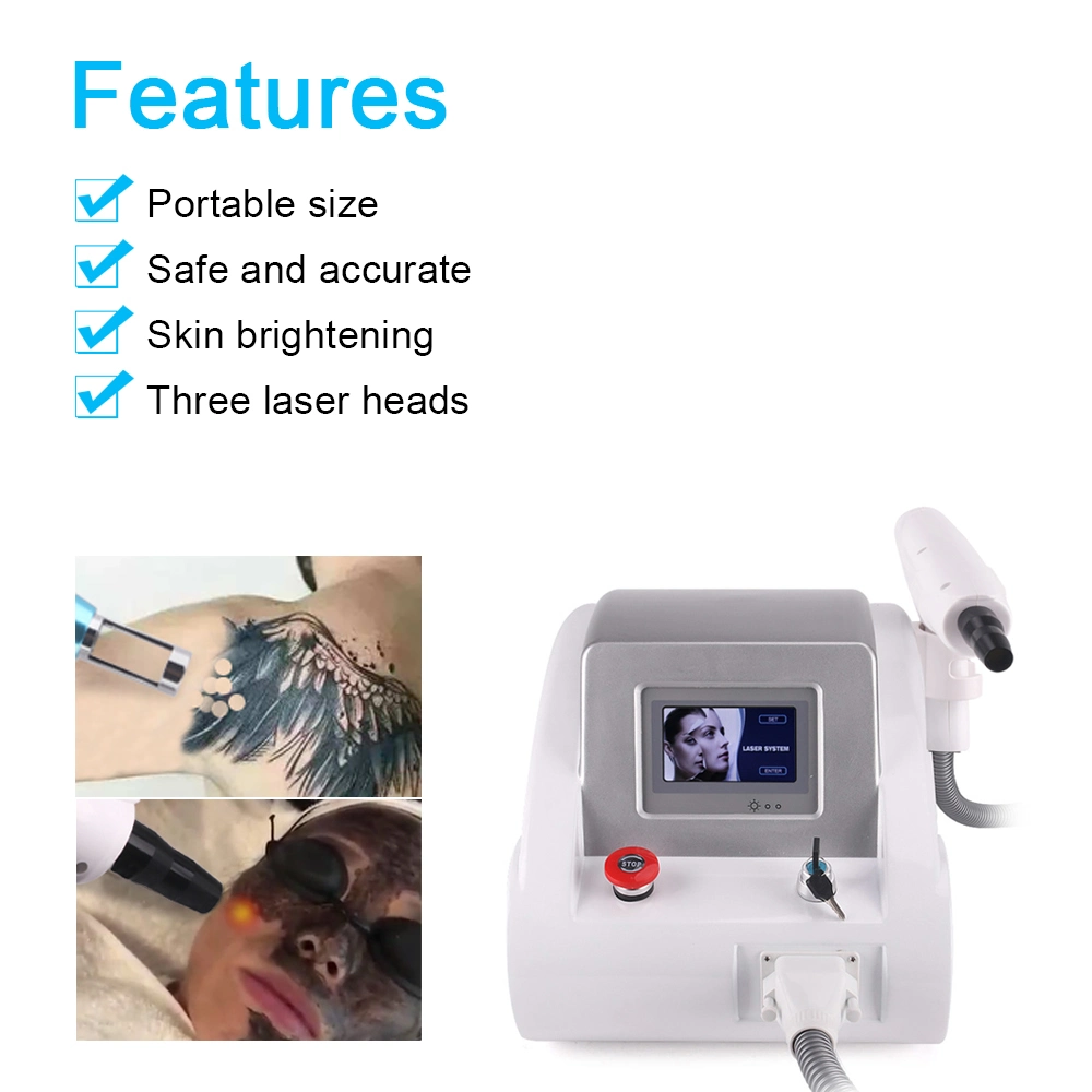 Beauty Laser Treatment Equipment Q Switched ND YAG Laser Pico Pigment Tattoo Removal Machine