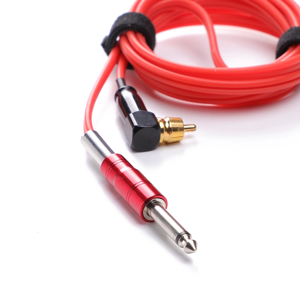 High Quality Black Red Wholesale RCA Clip Cord for Tattoo Machine Permanent Tattoo Pen