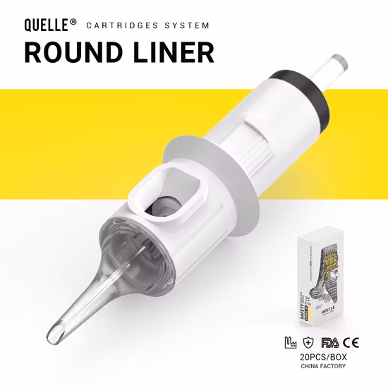 Solong 소스 20개 OEM 일회용 멤브레인 프리미엄 흰색 문신 카트리지 바늘